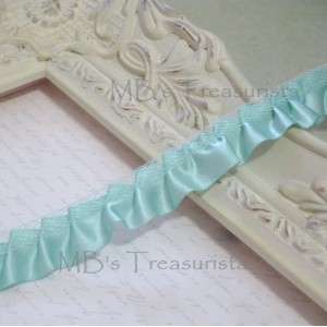 Ruffled Satin Trim - 1yd